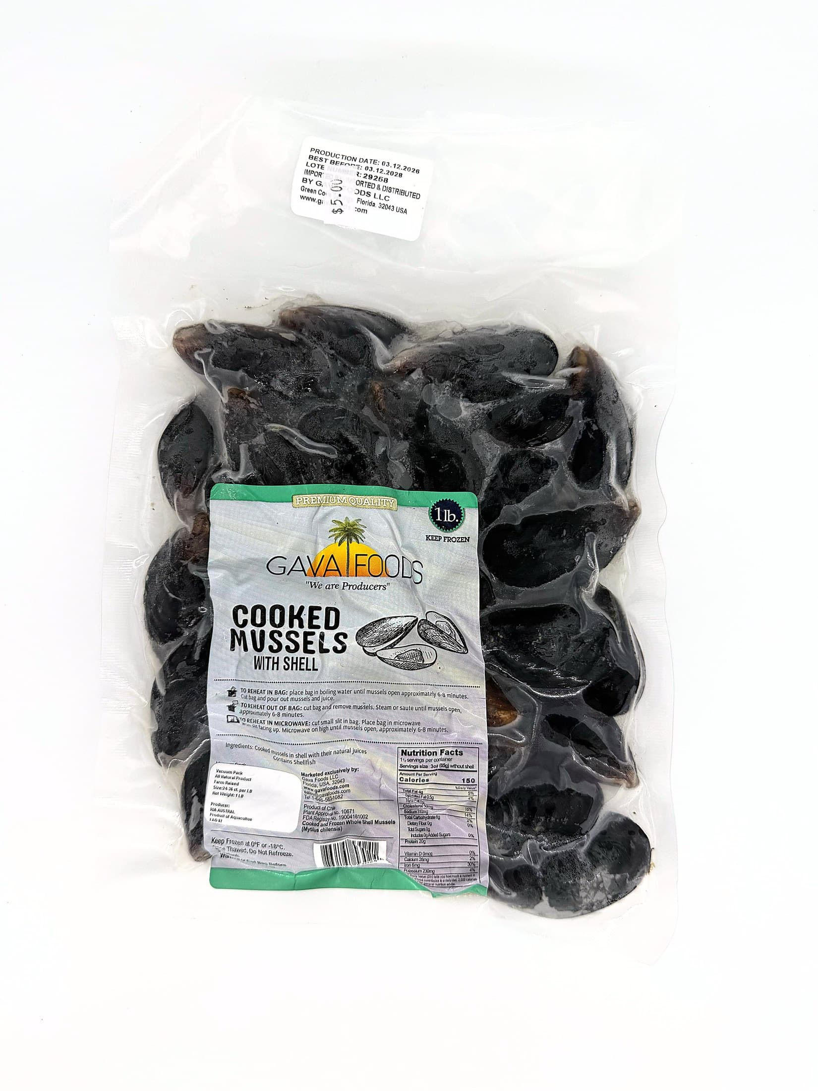 Cooked Mussels
